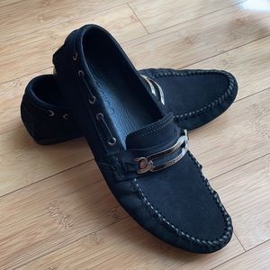 JIMMY CHOO Men's Black Moccasins